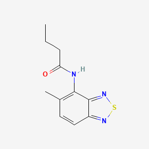 N-(5-methyl-2,1,3-benzothiadiazol-4-yl)butanamide