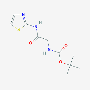 molecular formula C10H15N3O3S B5078585 tert-butyl [2-oxo-2-(1,3-thiazol-2-ylamino)ethyl]carbamate 