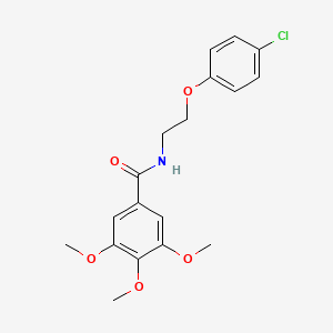 N-[2-(4-chlorophenoxy)ethyl]-3,4,5-trimethoxybenzamide