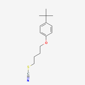 molecular formula C15H21NOS B5078700 4-(4-tert-butylphenoxy)butyl thiocyanate 