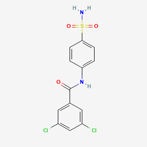 molecular formula C13H10Cl2N2O3S B5078703 N-[4-(aminosulfonyl)phenyl]-3,5-dichlorobenzamide 