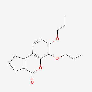 6,7-dipropoxy-2,3-dihydrocyclopenta[c]chromen-4(1H)-one