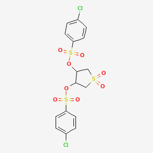 1,1-dioxidotetrahydrothiene-3,4-diyl bis(4-chlorobenzenesulfonate)