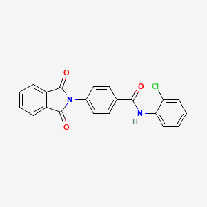 N-(2-chlorophenyl)-4-(1,3-dioxoisoindol-2-yl)benzamide