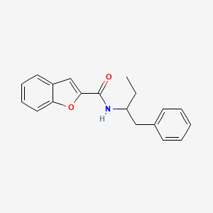 N-(1-benzylpropyl)-1-benzofuran-2-carboxamide