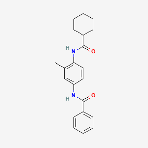 N-{4-[(cyclohexylcarbonyl)amino]-3-methylphenyl}benzamide