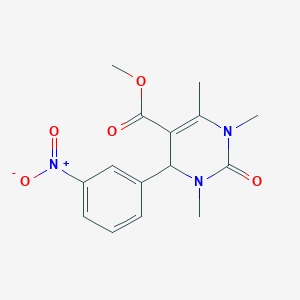 methyl 1,3,6-trimethyl-4-(3-nitrophenyl)-2-oxo-4H-pyrimidine-5-carboxylate