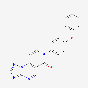 7-(4-phenoxyphenyl)pyrido[3,4-e][1,2,4]triazolo[1,5-a]pyrimidin-6(7H)-one