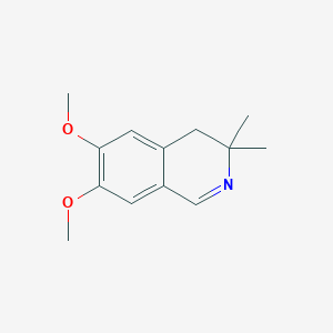 molecular formula C13H17NO2 B5078997 6,7-dimethoxy-3,3-dimethyl-3,4-dihydroisoquinoline 