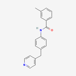 3-methyl-N-[4-(4-pyridinylmethyl)phenyl]benzamide