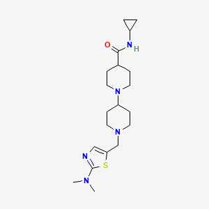 N-cyclopropyl-1'-{[2-(dimethylamino)-1,3-thiazol-5-yl]methyl}-1,4'-bipiperidine-4-carboxamide