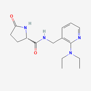 molecular formula C15H22N4O2 B5079122 N-{[2-(diethylamino)-3-pyridinyl]methyl}-5-oxo-L-prolinamide 