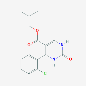 isobutyl 4-(2-chlorophenyl)-6-methyl-2-oxo-1,2,3,4-tetrahydro-5-pyrimidinecarboxylate