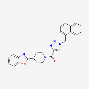 2-(1-{[1-(1-naphthylmethyl)-1H-1,2,3-triazol-4-yl]carbonyl}-4-piperidinyl)-1,3-benzoxazole