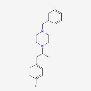 1-benzyl-4-[2-(4-fluorophenyl)-1-methylethyl]piperazine