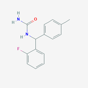 N-[(2-fluorophenyl)(4-methylphenyl)methyl]urea