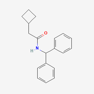 2-cyclobutyl-N-(diphenylmethyl)acetamide