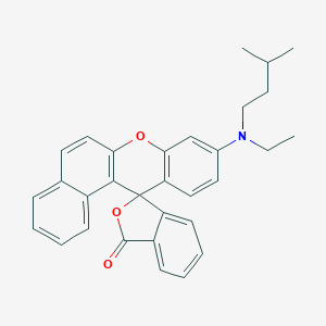 B050794 Spiro[12H-benzo[a]xanthene-12,1'(3'H)-isobenzofuran]-3'-one, 9-[ethyl(3-methylbutyl)amino]- CAS No. 115392-27-3