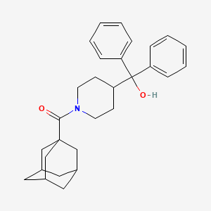 [1-(1-adamantylcarbonyl)-4-piperidinyl](diphenyl)methanol