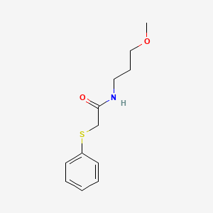 N-(3-methoxypropyl)-2-(phenylthio)acetamide