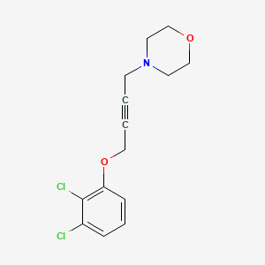 4-[4-(2,3-Dichlorophenoxy)but-2-ynyl]morpholine