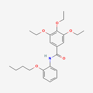 N-(2-butoxyphenyl)-3,4,5-triethoxybenzamide