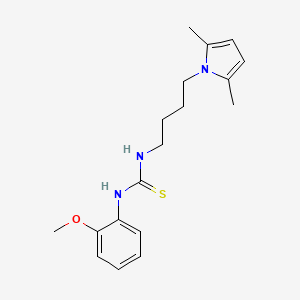 N-[4-(2,5-dimethyl-1H-pyrrol-1-yl)butyl]-N'-(2-methoxyphenyl)thiourea