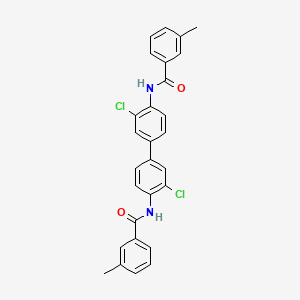 N,N'-(3,3'-dichloro-4,4'-biphenyldiyl)bis(3-methylbenzamide)