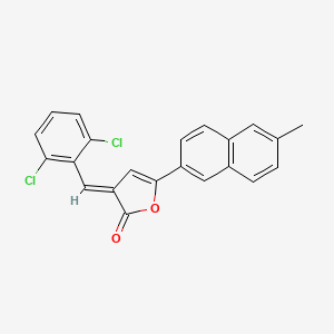 3-(2,6-dichlorobenzylidene)-5-(6-methyl-2-naphthyl)-2(3H)-furanone