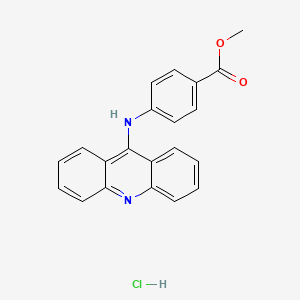 molecular formula C21H17ClN2O2 B5079675 methyl 4-(9-acridinylamino)benzoate hydrochloride 