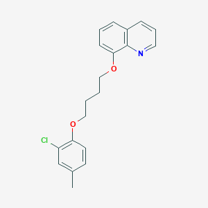 molecular formula C20H20ClNO2 B5079723 8-[4-(2-chloro-4-methylphenoxy)butoxy]quinoline 