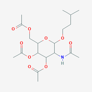 3-methylbutyl 3,4,6-tri-O-acetyl-2-(acetylamino)-2-deoxyhexopyranoside