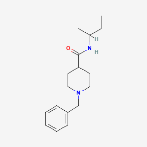 molecular formula C17H26N2O B5079973 1-benzyl-N-(sec-butyl)-4-piperidinecarboxamide 