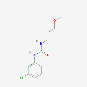 N-(3-chlorophenyl)-N'-(3-ethoxypropyl)urea