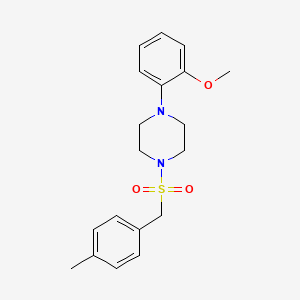 1-(2-methoxyphenyl)-4-[(4-methylbenzyl)sulfonyl]piperazine