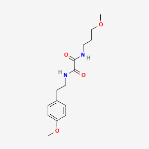 N-[2-(4-methoxyphenyl)ethyl]-N'-(3-methoxypropyl)ethanediamide