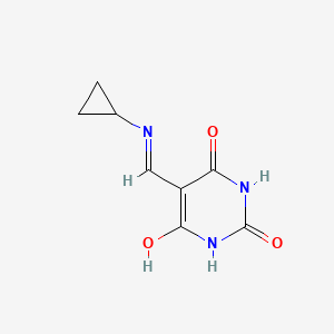 5-[(cyclopropylamino)methylene]-2,4,6(1H,3H,5H)-pyrimidinetrione