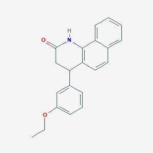 4-(3-ethoxyphenyl)-3,4-dihydrobenzo[h]quinolin-2(1H)-one