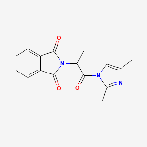 2-[2-(2,4-dimethyl-1H-imidazol-1-yl)-1-methyl-2-oxoethyl]-1H-isoindole-1,3(2H)-dione