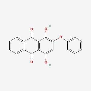 molecular formula C20H12O5 B5080239 1,4-dihydroxy-2-phenoxyanthra-9,10-quinone CAS No. 5249-37-6