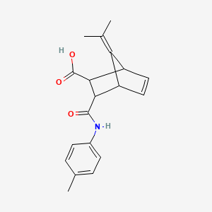 7-(1-methylethylidene)-3-{[(4-methylphenyl)amino]carbonyl}bicyclo[2.2.1]hept-5-ene-2-carboxylic acid