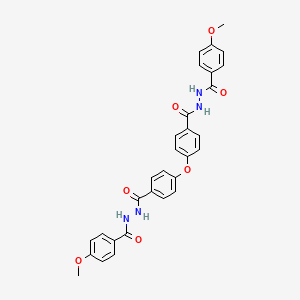 molecular formula C30H26N4O7 B5080324 4,4'-oxybis[N'-(4-methoxybenzoyl)benzohydrazide] CAS No. 5479-66-3