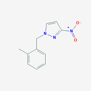 molecular formula C11H11N3O2 B508034 1-(2-甲基苄基)-3-硝基-1H-吡唑 CAS No. 512809-17-5