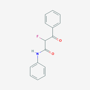 2-fluoro-3-oxo-N,3-diphenylpropanamide