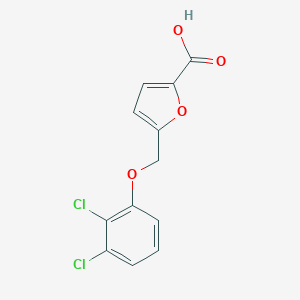 molecular formula C12H8Cl2O4 B508036 5-[(2,3-二氯苯氧基)甲基]呋喃-2-羧酸 CAS No. 438218-49-6