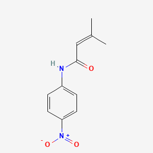 3-methyl-N-(4-nitrophenyl)-2-butenamide