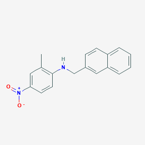 (2-methyl-4-nitrophenyl)(2-naphthylmethyl)amine