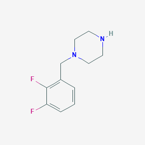 molecular formula C11H14F2N2 B508039 1-(2,3-Difluorobenzyl)piperazine CAS No. 179334-17-9