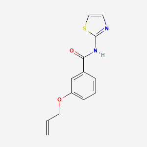 molecular formula C13H12N2O2S B5080394 3-(allyloxy)-N-1,3-thiazol-2-ylbenzamide CAS No. 499989-63-8