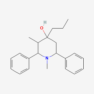 1,3-dimethyl-2,6-diphenyl-4-propyl-4-piperidinol